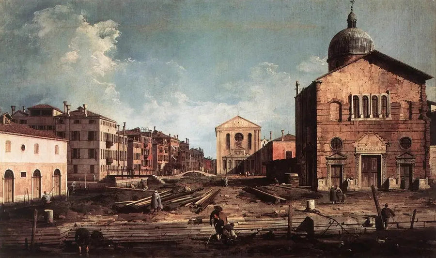 Blick auf San Giuseppe di Castello - Canaletto