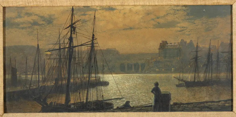Blick auf Scarborough - John Atkinson Grimshaw