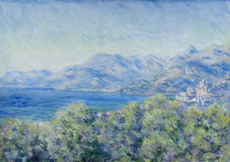 Vue de Ventimiglia - Claude Monet image 1 tableau peint à l’huile sur toile
