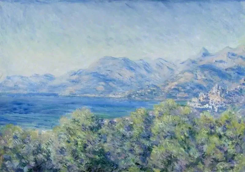 Blick auf Ventimiglia - Claude Monet