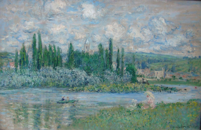 Blick auf Vétheuil - Claude Monet