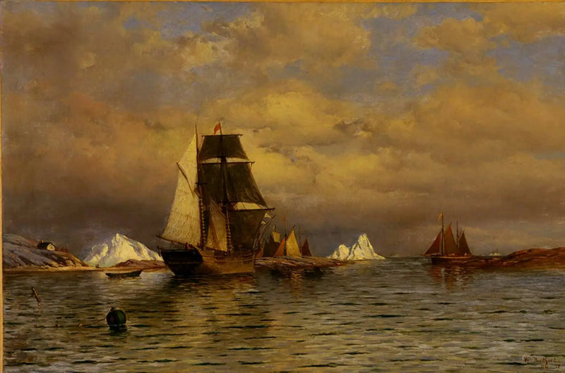 Aussicht von Battle Harbour - William Bradford