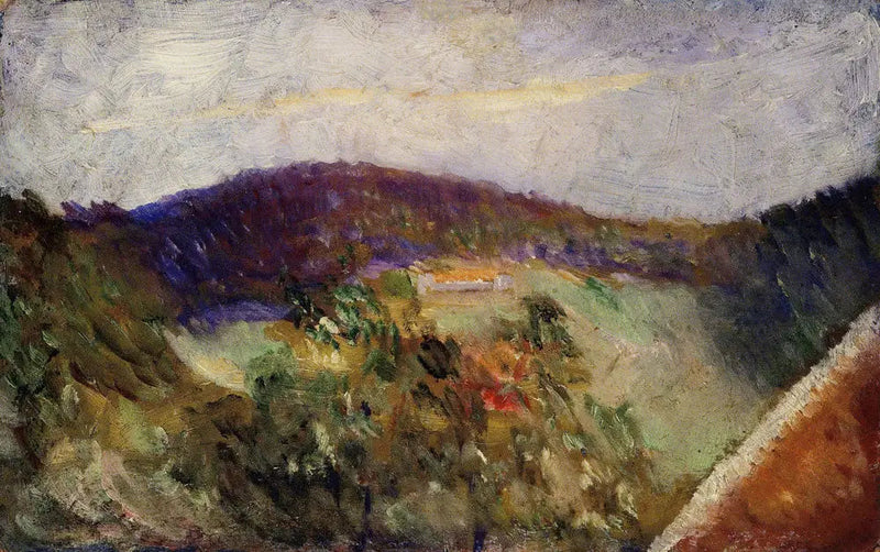 Aussicht von Hauketo - Edvard Munch