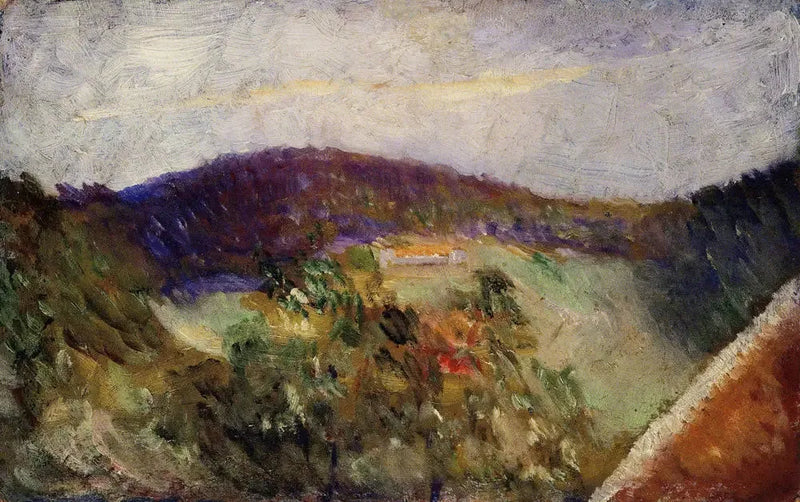 Aussicht von Hauketo - Edvard Munch