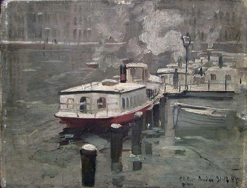 Blick von der Alster - Frits Thaulow