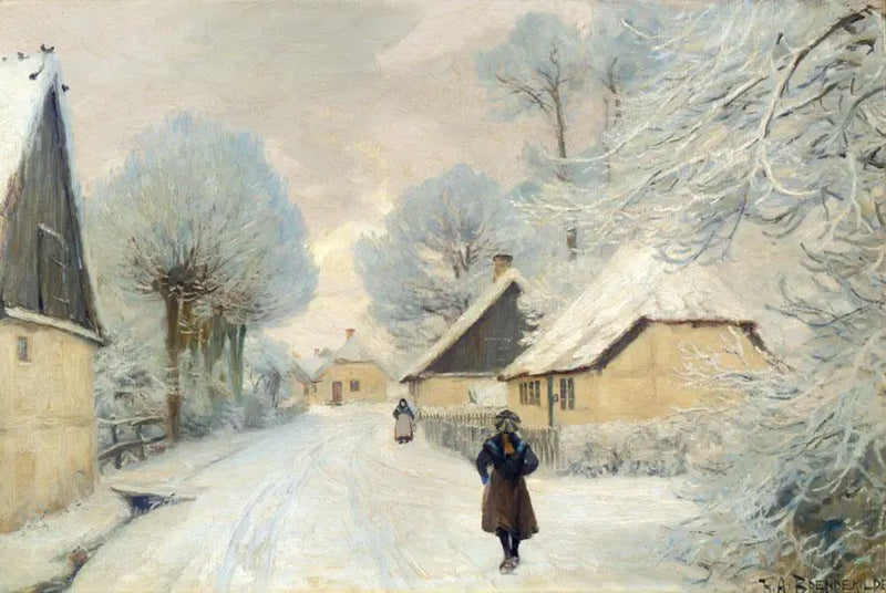 Aussicht von Næstved. - H. A. Brendekilde