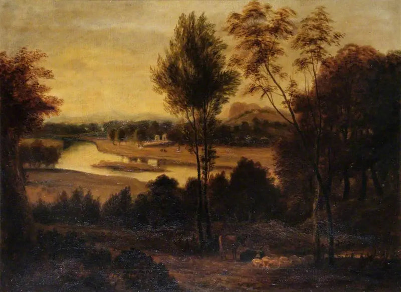 Blick vom Wick House, Richmond, Surrey - Joshua Reynolds