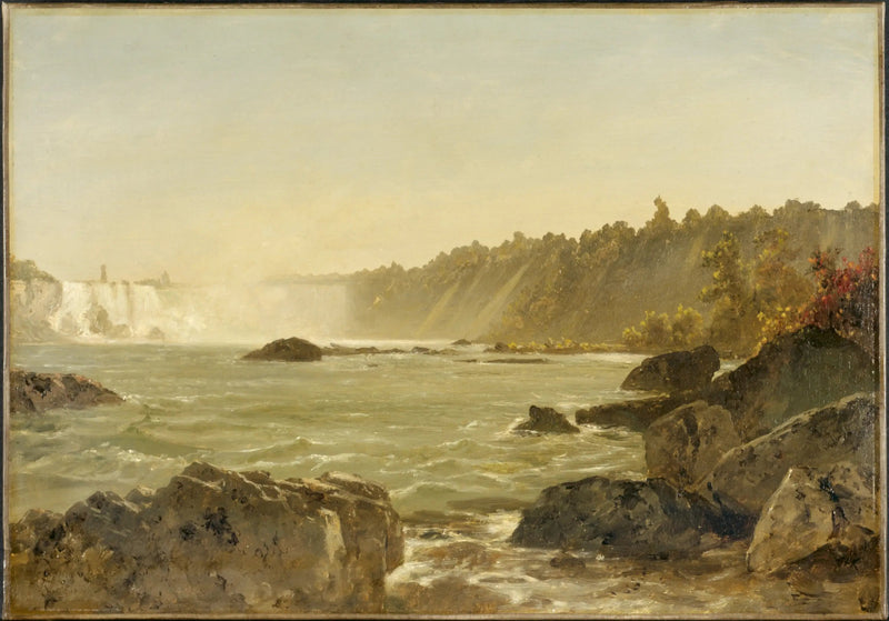 Blick auf die Niagarafälle - John Frederick Kensett