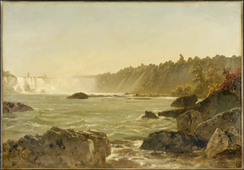 Blick auf die Niagarafälle - John Frederick Kensett