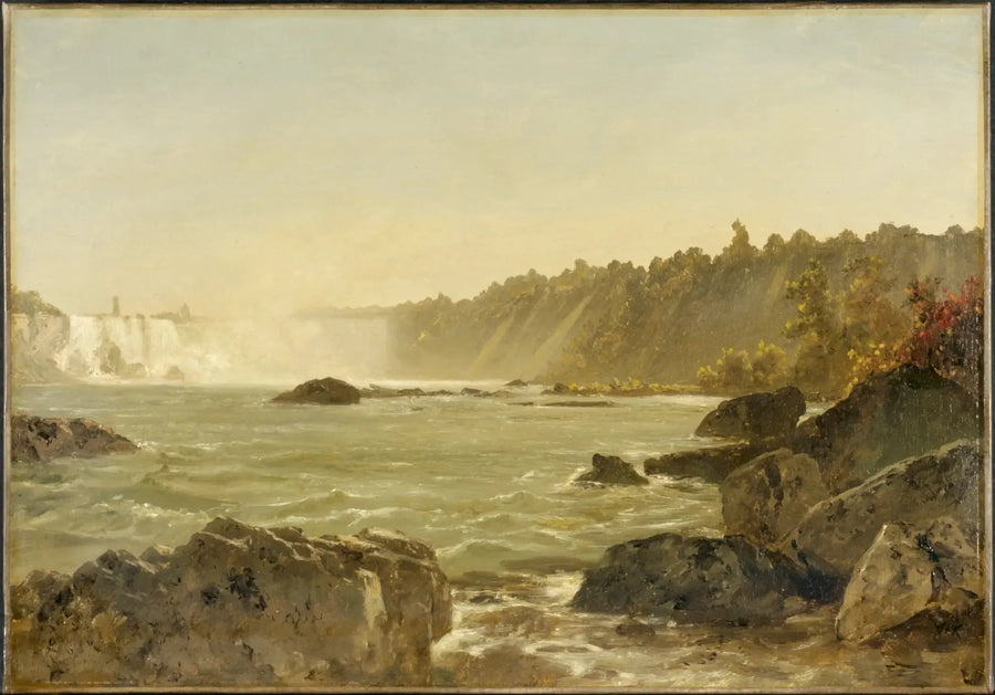 Blick auf die Niagarafälle - John Frederick Kensett