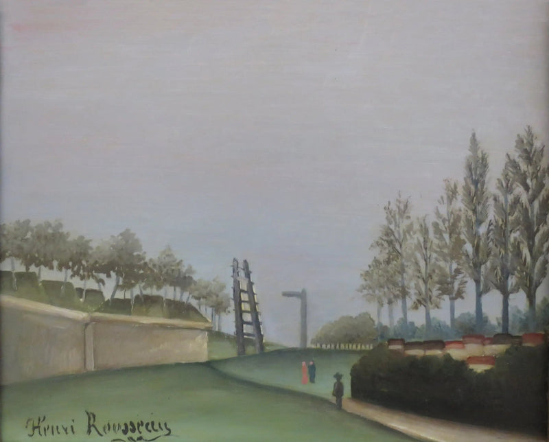 Blick auf die Befestigungen links vom Vanves-Tor - Henri Rousseau