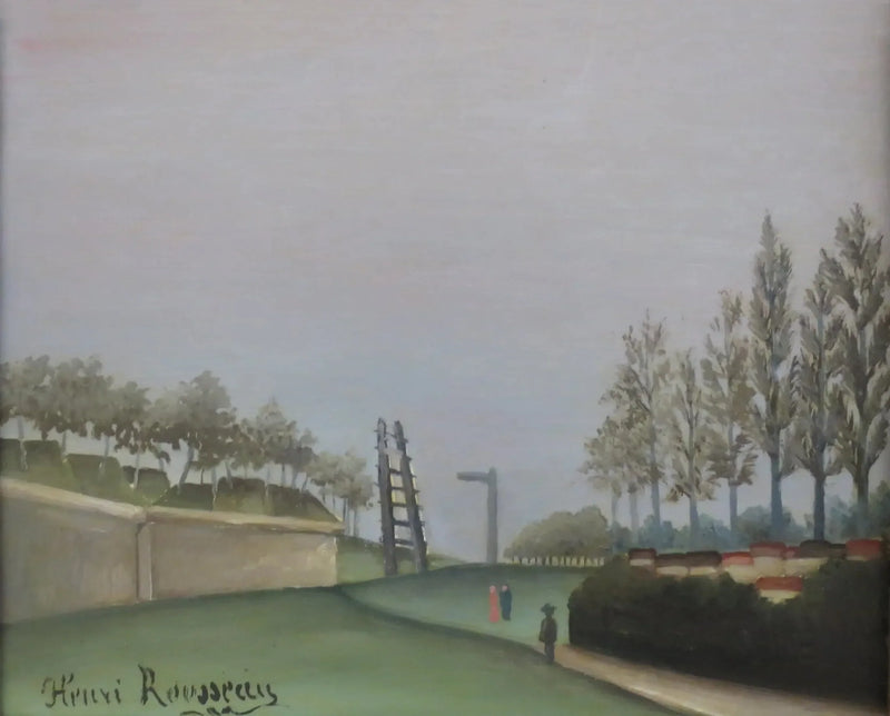 Blick auf die Befestigungen links vom Vanves-Tor - Henri Rousseau