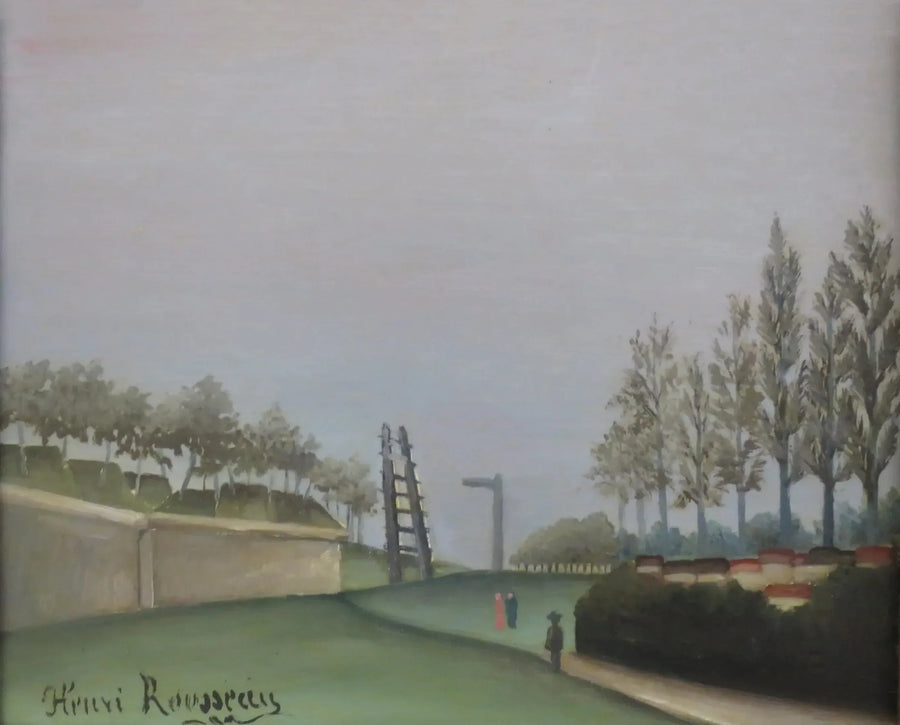 Blick auf die Befestigungen links vom Vanves-Tor - Henri Rousseau
