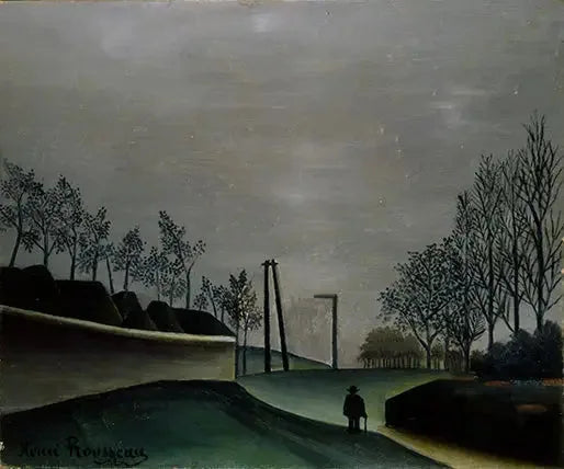 Blick auf die Befestigungen - Henri Rousseau