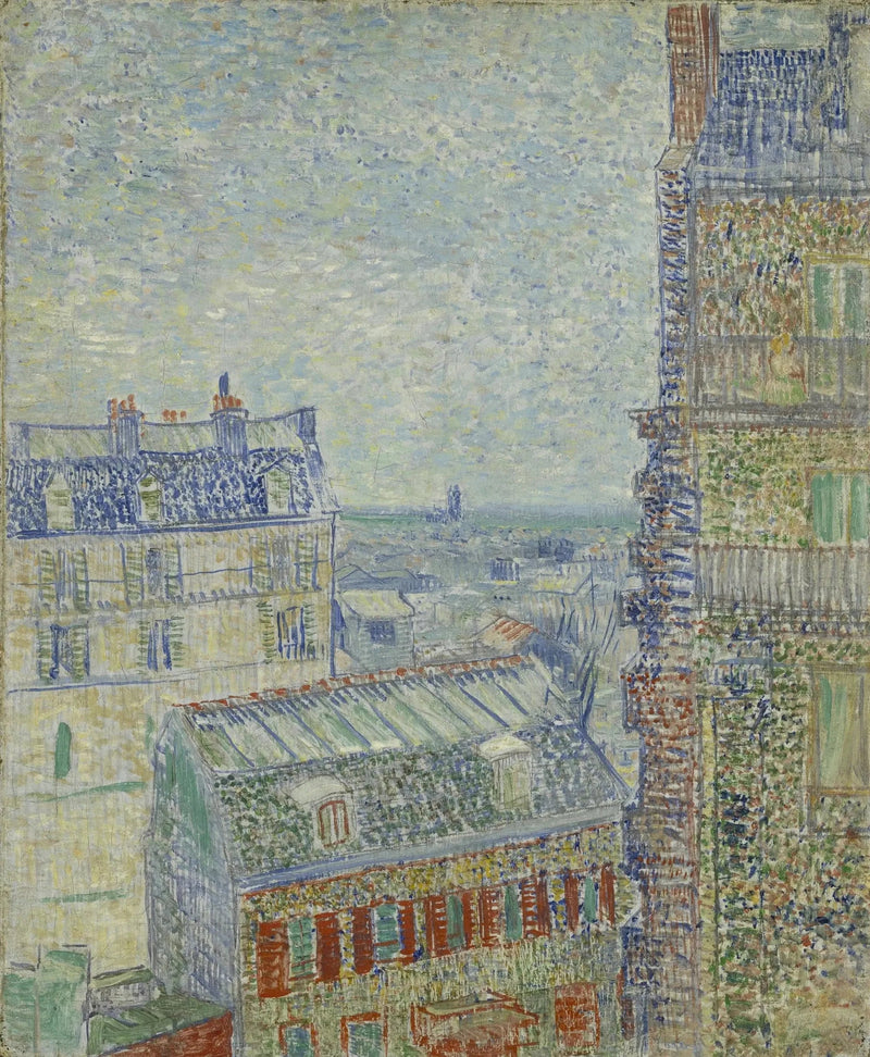 Blick auf die Dächer von Paris - Vincent van Gogh