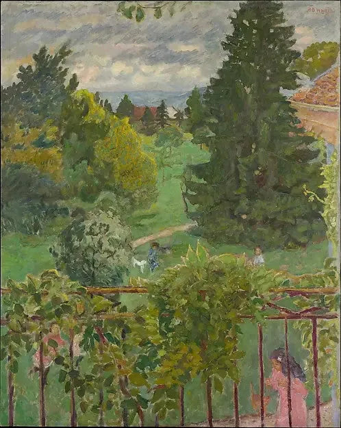 Blick vom Balkon - Pierre Bonnard