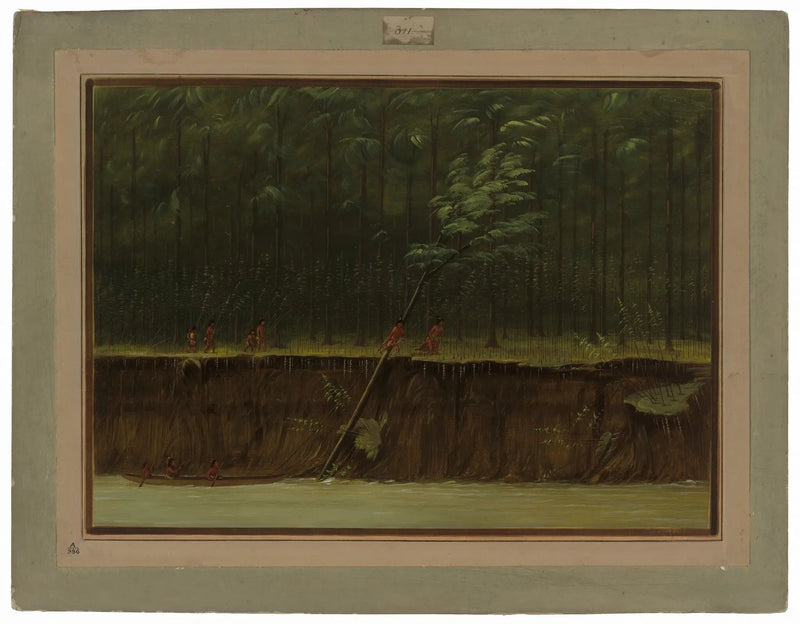 Blick auf den unteren Mississippi - George Catlin