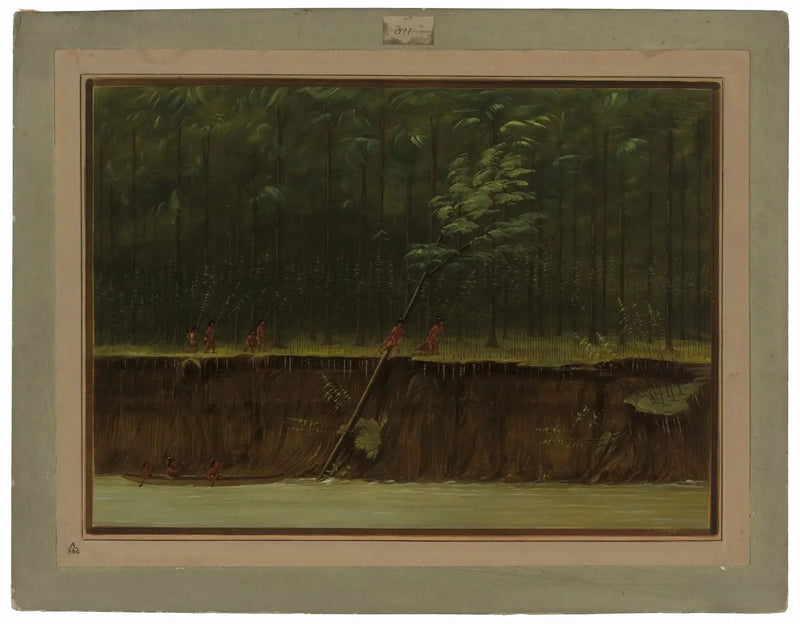 Blick auf den unteren Mississippi - George Catlin