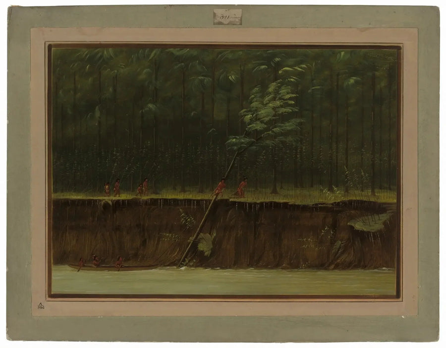 Blick auf den unteren Mississippi - George Catlin