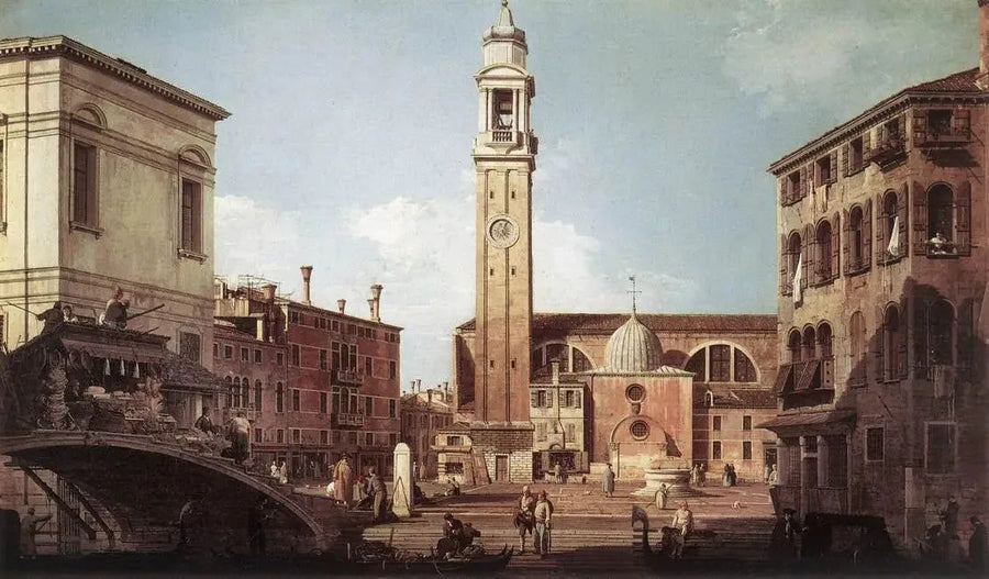 Blick auf das Lager der Heiligen Apostel - Canaletto