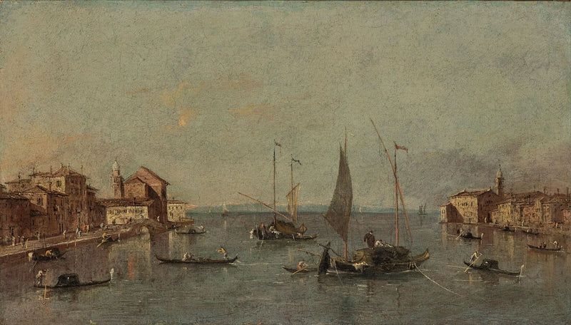 Blick auf den Canale della Giudecca, Venedig - Francesco Guardi