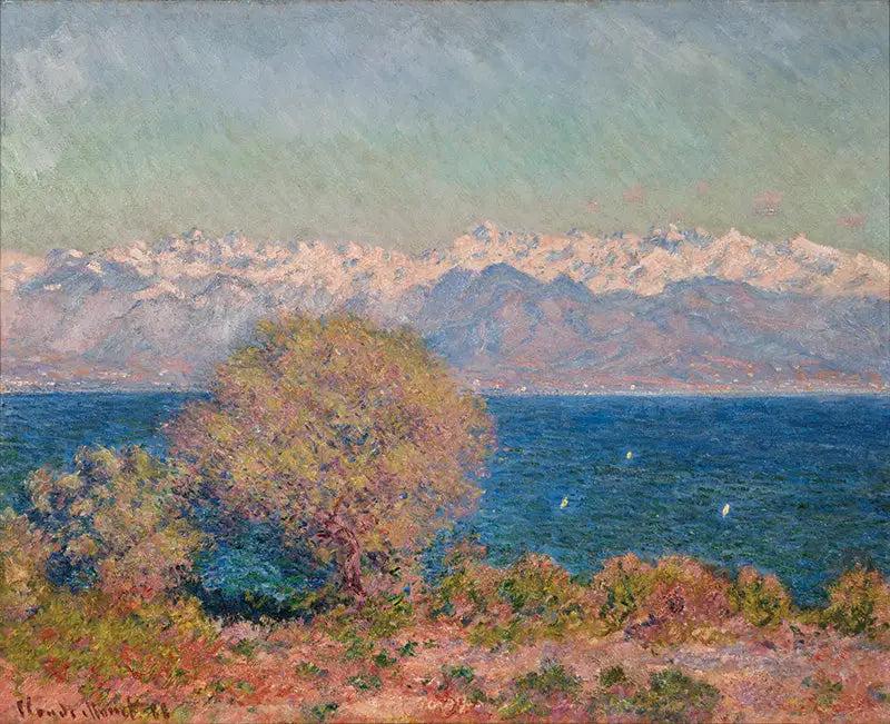 Blick auf die Landspitze von Antibes - Claude Monet