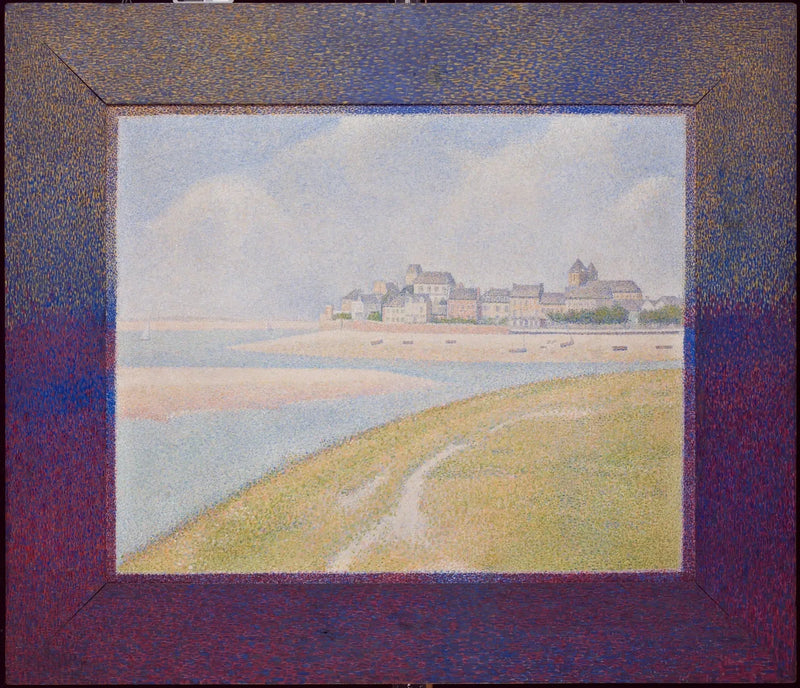 Blick auf Le Crotoy von oben - Georges Seurat