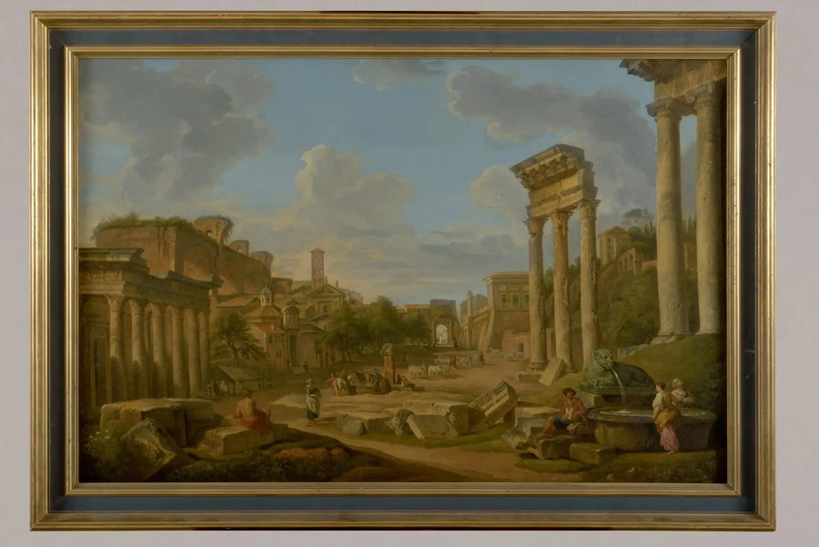 Blick auf das Forum in Rom - Giovanni Paolo Panini