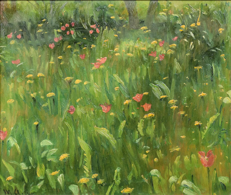 Blick auf den Ancher-Garten. -Michael Peter Ancher