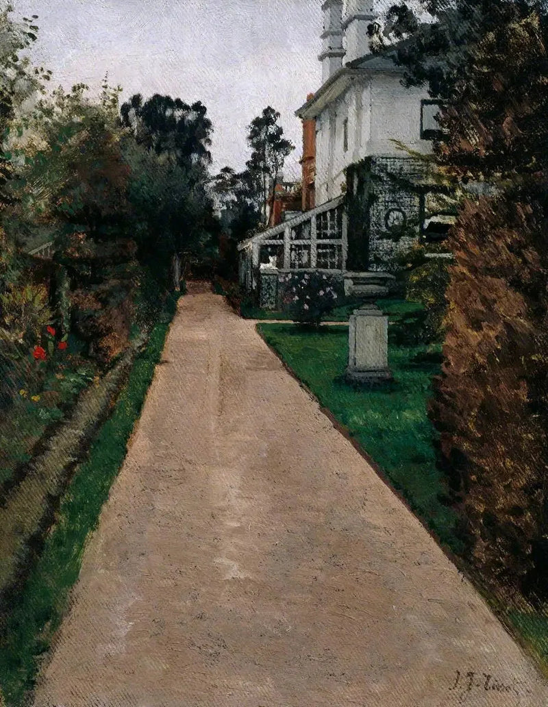 Blick auf den Garten bei 17 Grove End Road - James Tissot