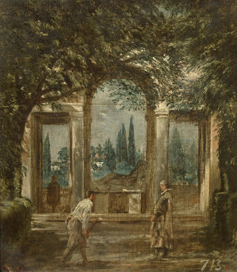 Blick auf den Garten der Villa Médici in Rom - Diego Velázquez