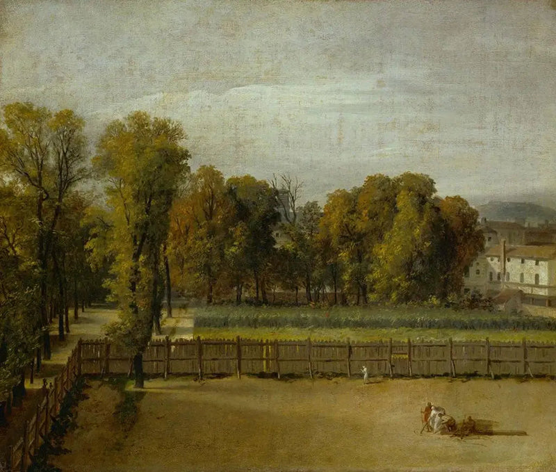 Blick auf den Jardin du Luxembourg in Paris - Jacques-Louis David