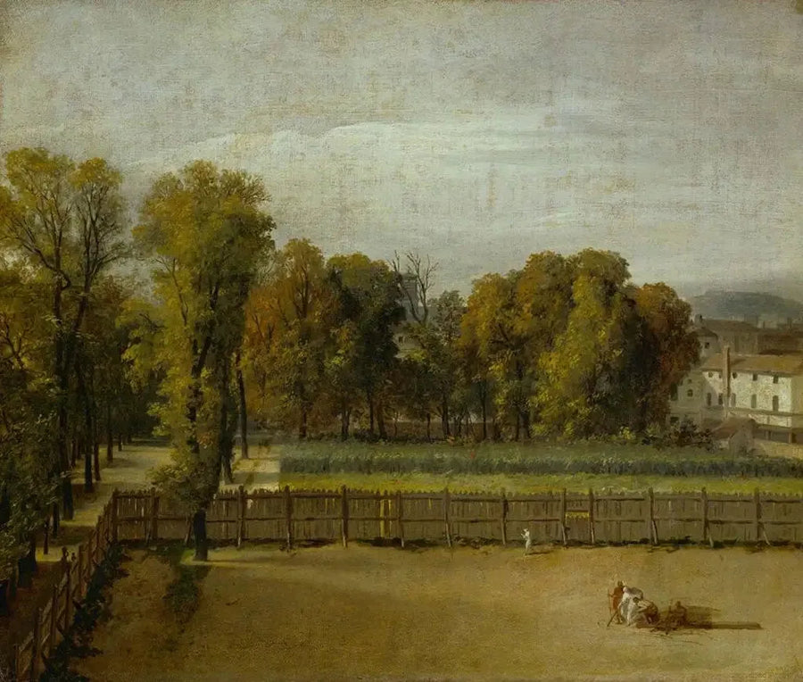 Blick auf den Jardin du Luxembourg in Paris - Jacques-Louis David
