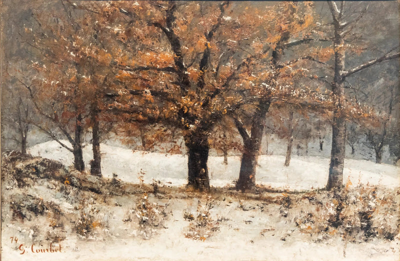 Aussicht auf den Park der Crêtes über Clarens - Gustave Courbet