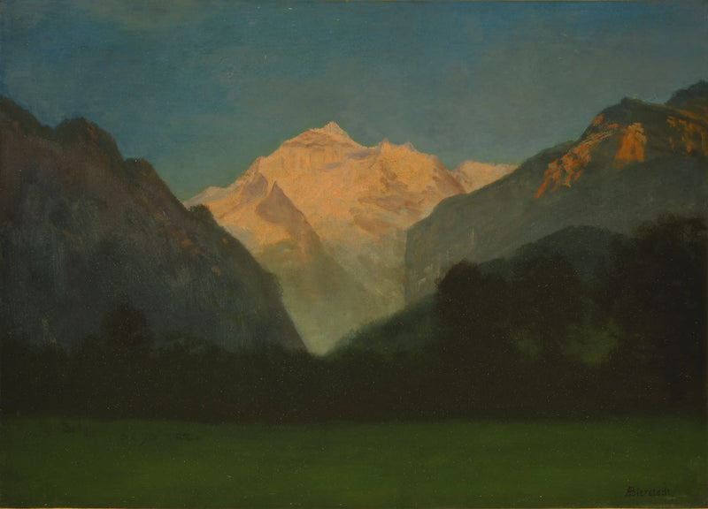 Blick auf den Glacierpark - Albert Bierstadt