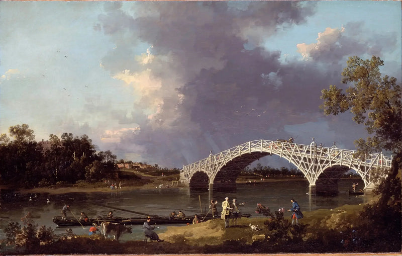 Blick auf die Walton-Brücke - Canaletto