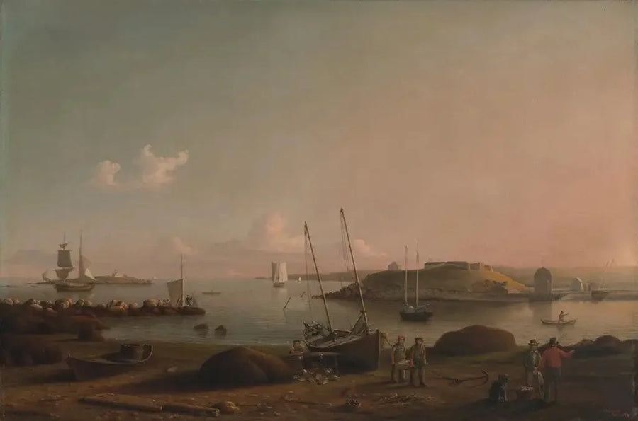 Blick auf den Hafen von Gloucester - Fitz Henry Lane