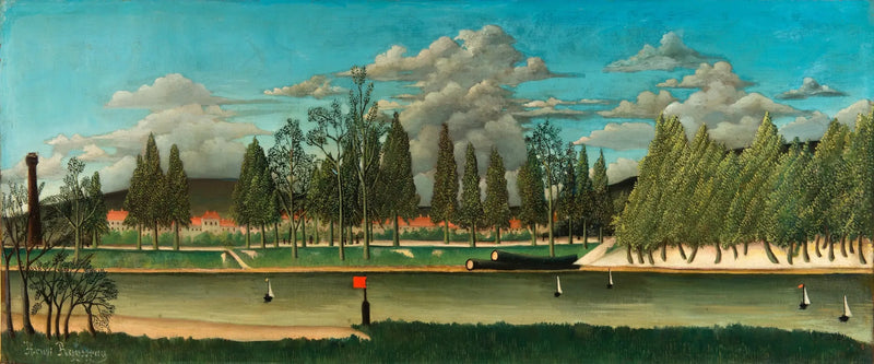 Blick vom Quai von Asnières - Henri Rousseau