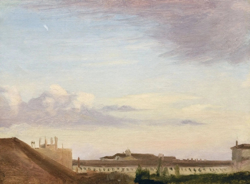 Blick auf den Quirinal - Edgar Degas
