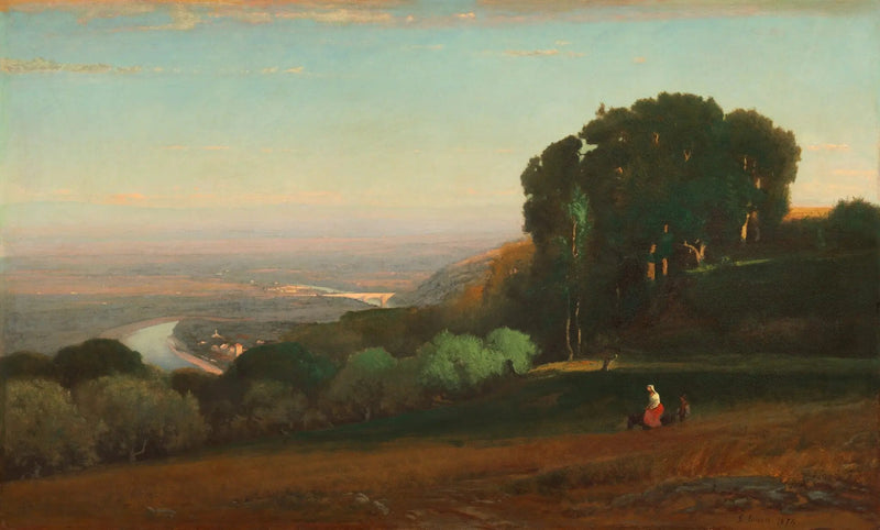 Blick auf den Tiber bei Perugia - George Inness