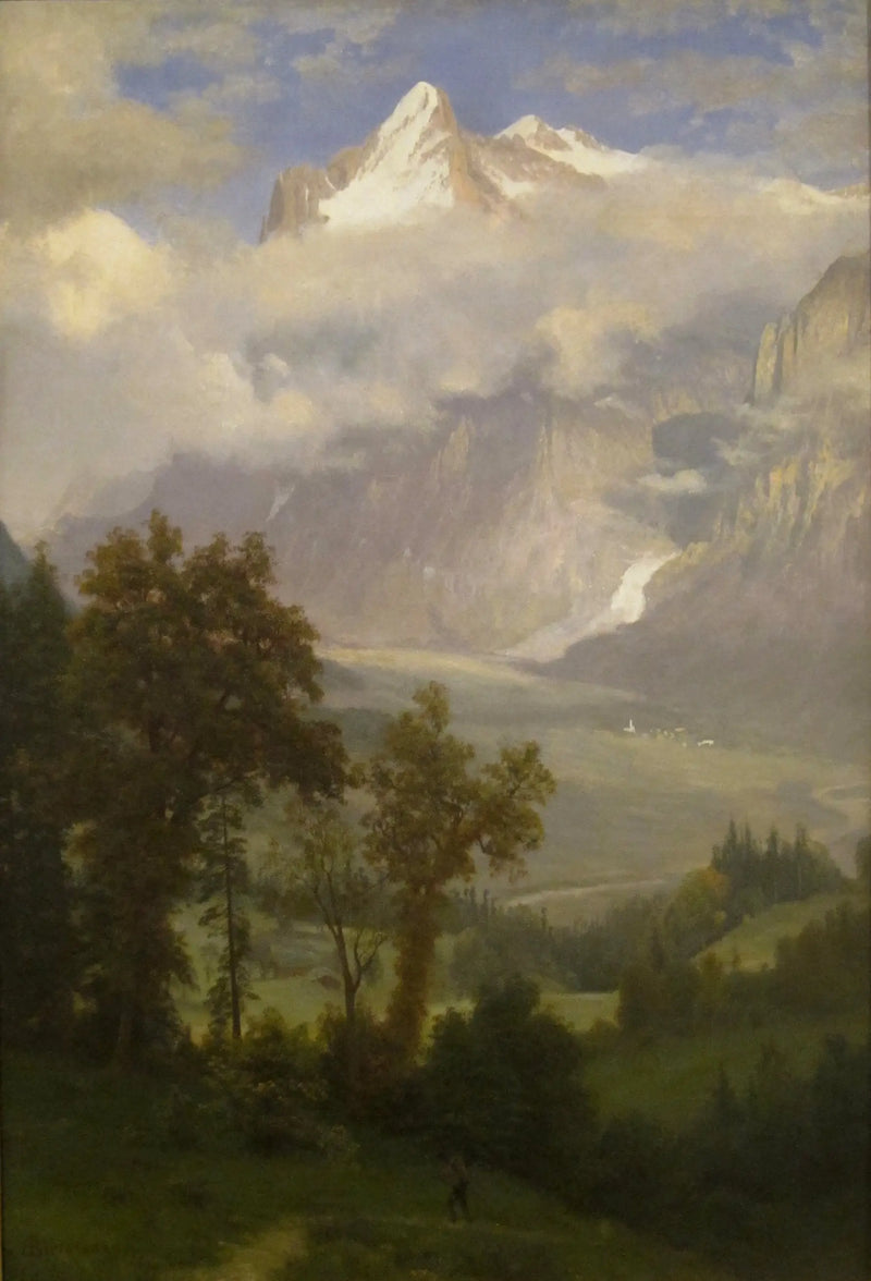 Blick auf das Wetterhorn vom Grindelwald-Tal - Albert Bierstadt