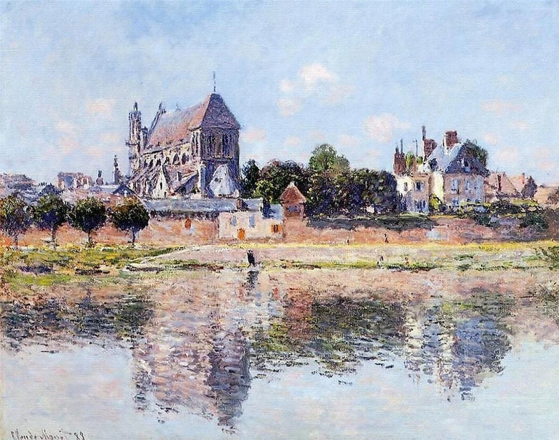 Blick auf die Vernon Church W843 - Claude Monet
