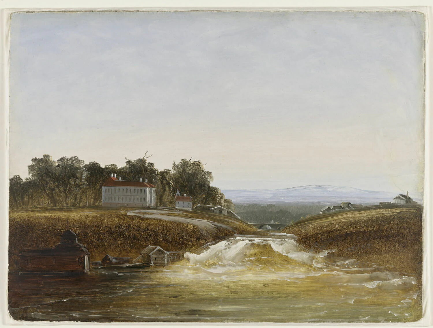 Vue d'Eidsvold (esquisse) - Peder Balke