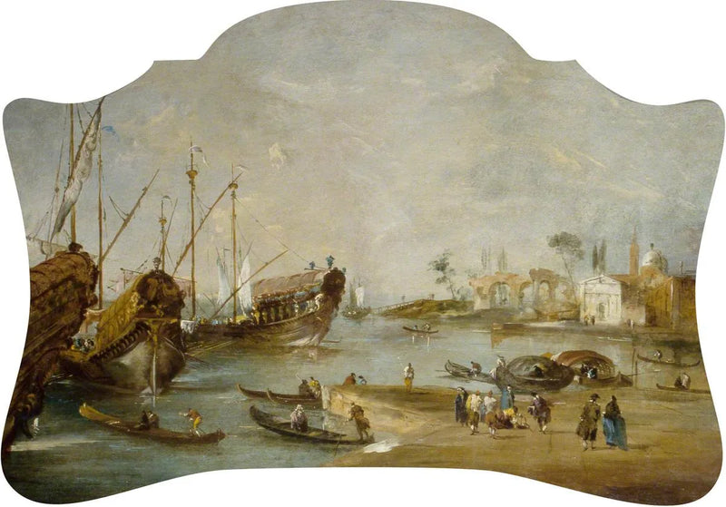 Fantasievolle Ansicht von Venedig - Francesco Guardi