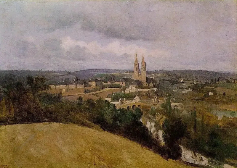 Allgemeine Ansicht der Stadt Saint-Lô - Jean-Baptiste Camille Corot