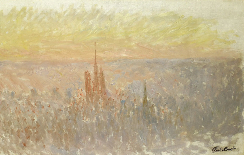 Gesamtansicht von Rouen - Claude Monet