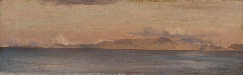 Fernsicht auf die Berge des Ägäischen Meeres - Frederic Leighton