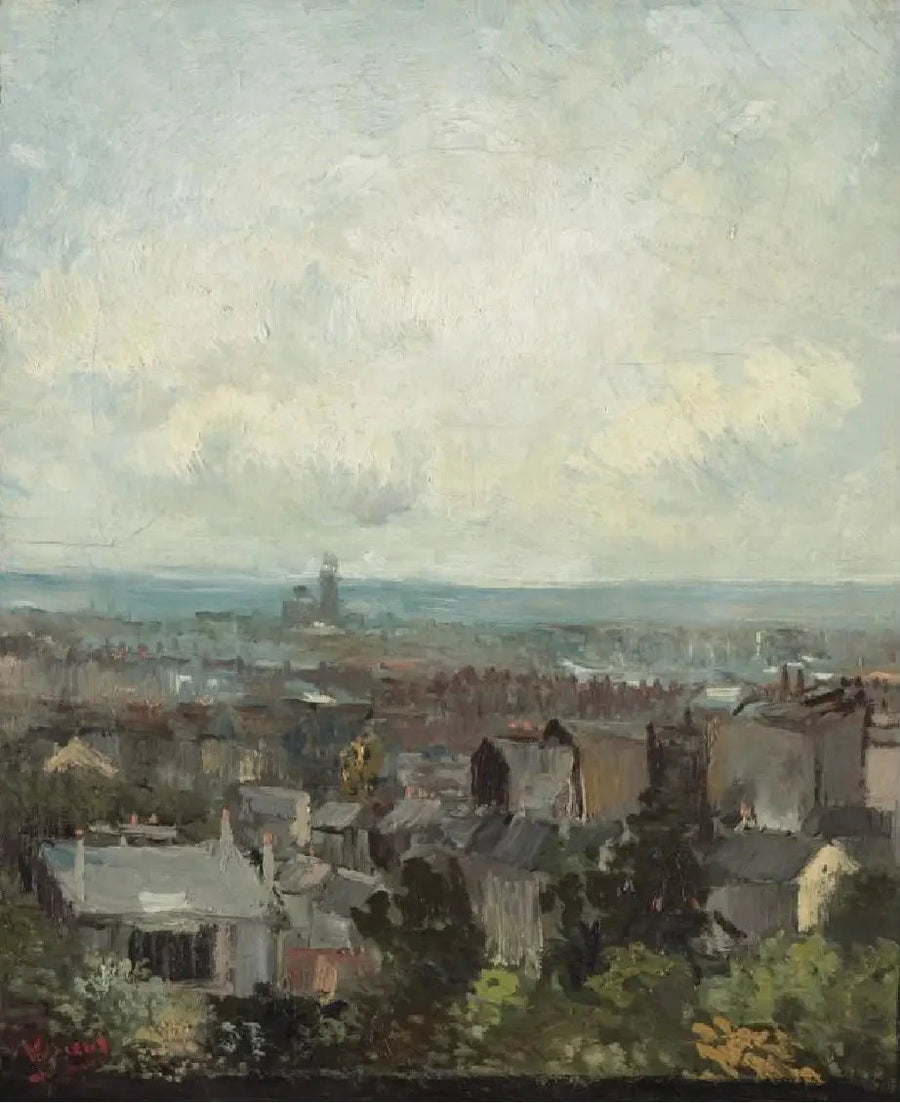 Ansicht von Paris in der Umgebung von Montmartre - Vincent van Gogh