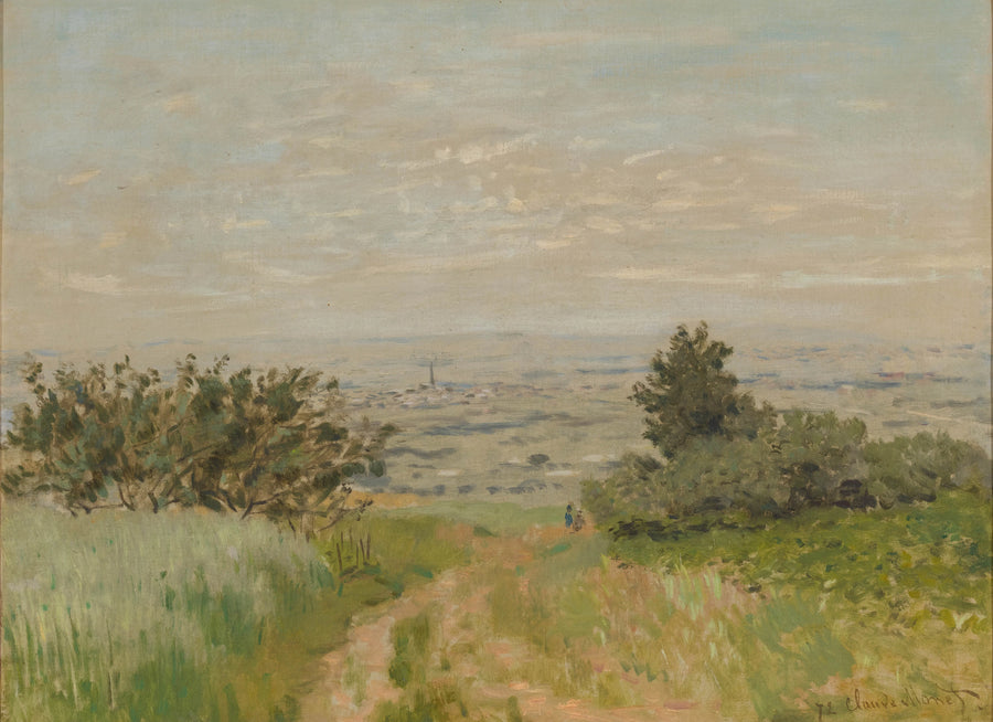 Blick auf die Ebene bei Argenteuil, Hänge von Sannois - Claude Monet