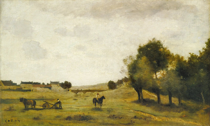 Blick bei Épernon - Jean-Baptiste Camille Corot